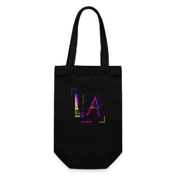 Los Angeles - LA - I am the Best tshirt - Gift Bag for Bottles - black - Front