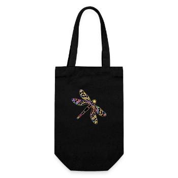 Libellule - Sac à bouteille - noir - Devant