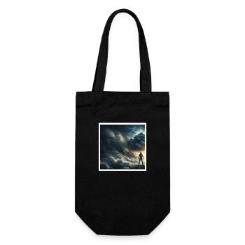 Resilience - Gift Bag for Bottles - black - Front