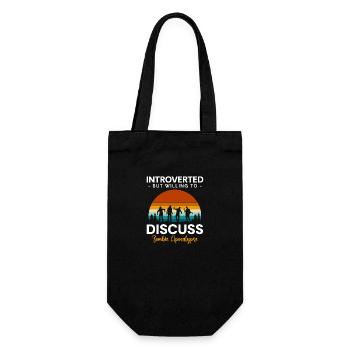 Antisocial Reserved Concealment - Gift Bag for Bottles - black - Front