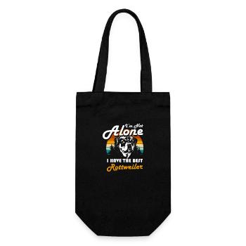 Dog Dog Dog Love - Gift Bag for Bottles - black - Front