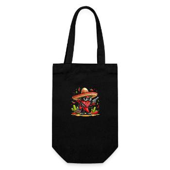 Chili Bandido - Geschenkbeutel für Flaschen - Schwarz - Vorne