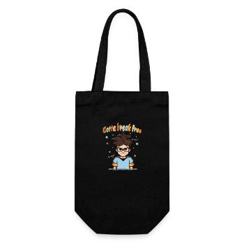 Nerd Nerd Geek Computer Freak - Je dois me libérer - Sac à bouteille - noir - Devant