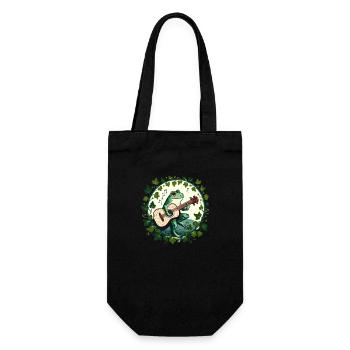 Guitar Frog - Gift Bag for Bottles - black - Front