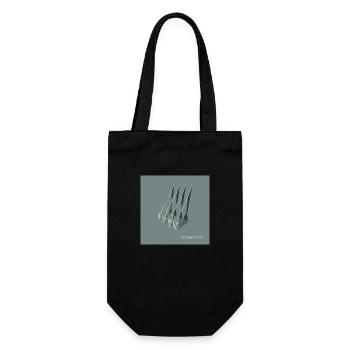 Get ready to eat - Gift Bag for Bottles - black - Front