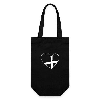 Croix de pavé ruban Heart Lines - Sac à bouteille - noir - Devant