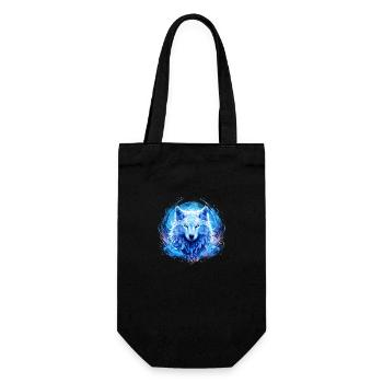 Celestial Wolf - Gift Bag for Bottles - black - Front