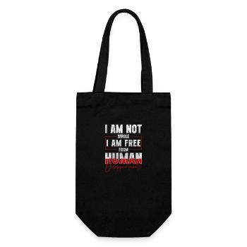 Relationship human bachelor - Gift Bag for Bottles - black - Front
