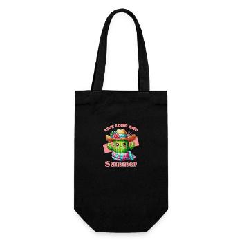 Live Long and Summer - Gift Bag for Bottles - black - Front