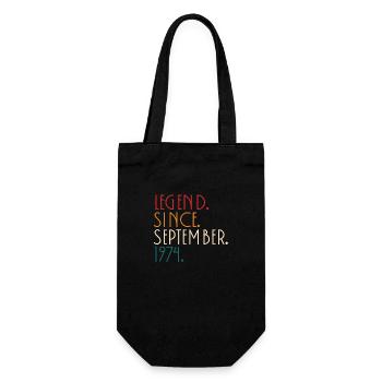 Légende depuis Septembre 1974 - Minimalist - Sac à bouteille - noir - Devant