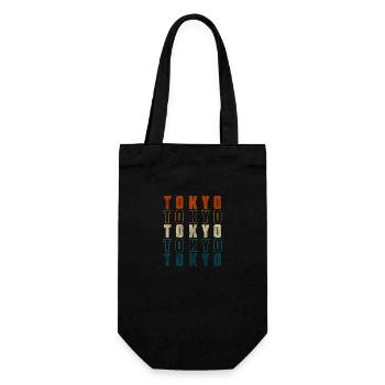 Tokyo City Samurai - Gift Bag for Bottles - black - Front