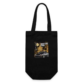 Auto Motorsport Turbo Flitzer - Geschenkbeutel für Flaschen - Schwarz - Vorne