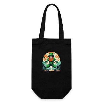 Lutin Trèfle de la Saint-Patrick - Sac à bouteille - noir - Devant