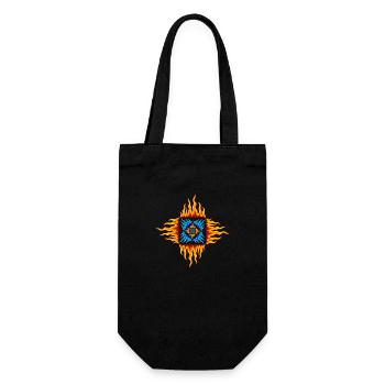 Infinite Fire and Ice - Gift Bag for Bottles - black - Front