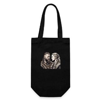 Viking - Geschenkbeutel für Flaschen - Schwarz - Vorne