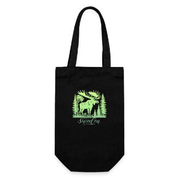 Suède Suède Viking Nordique Scandinavie Solstice d’été - Sac à bouteille - noir - Devant