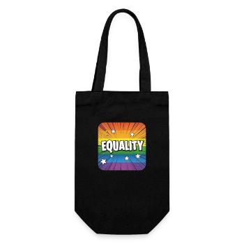 LGBTQ Equality - Geschenkbeutel für Flaschen - Schwarz - Vorne