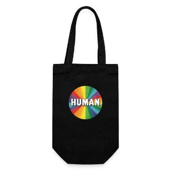 Humain LGBTQ - Sac à bouteille - noir - Devant