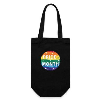 LGBTQ Pride Month - Gift Bag for Bottles - black - Front