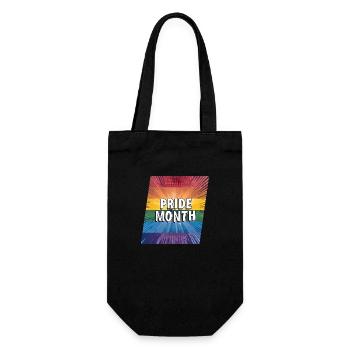 LGBTQ Pride Month - Gift Bag for Bottles - black - Front