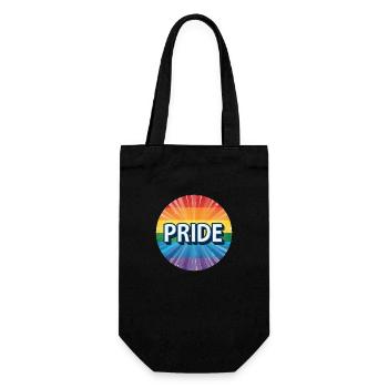 LGBTQ PRIDE - Geschenkbeutel für Flaschen - Schwarz - Vorne