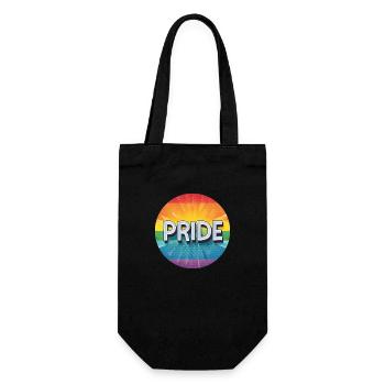 LGBTQ PRIDE - Geschenkbeutel für Flaschen - Schwarz - Vorne