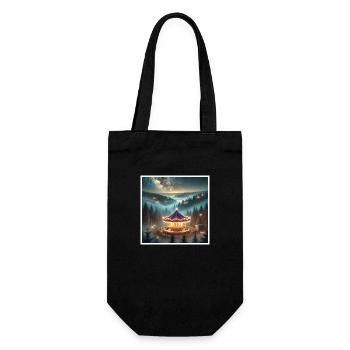 Carrousel de pensées - Sac à bouteille - noir - Devant