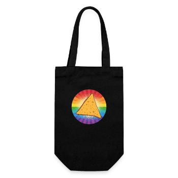 LGBTQ Nacho - Geschenkbeutel für Flaschen - Schwarz - Vorne