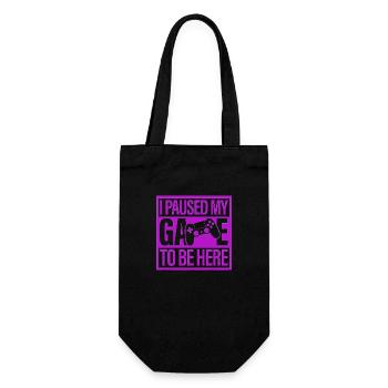 Gamer Spiel Spielen Online Computer Gaming Arcade Neon - Geschenkbeutel für Flaschen - Schwarz - Vorne