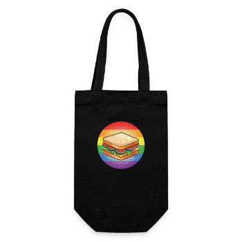 LGBTQ Sandwich - Sac à bouteille - noir - Devant