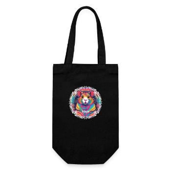 Trippin Hamster - Gift Bag for Bottles - black - Front