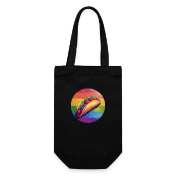 LGBTQ Taco - Gift Bag for Bottles - black - Front