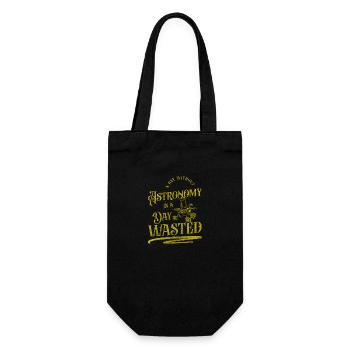 Univers Étoile Découvrir Lune - Sac à bouteille - noir - Devant