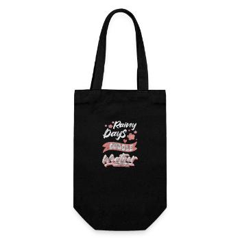 Relationship, Closeness, Affection - Gift Bag for Bottles - black - Front