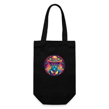 5 de Mayo Party Drinko de Mayo Mexikanischer Hipst - Geschenkbeutel für Flaschen - Schwarz - Vorne