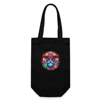 5 de Mayo Party Drinko de Mayo Mexikanischer Hipst - Geschenkbeutel für Flaschen - Schwarz - Vorne