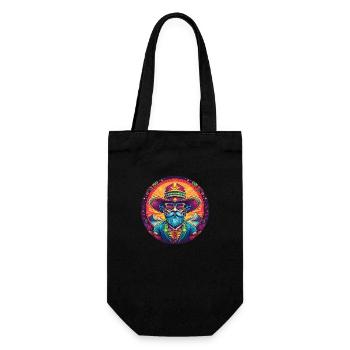 5 de Mayo Party Drinko de Mayo Mexikanischer Hipst - Geschenkbeutel für Flaschen - Schwarz - Vorne