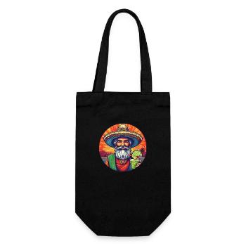 5 de Mayo Party Drinko de Mayo Mexikanischer Mann - Geschenkbeutel für Flaschen - Schwarz - Vorne