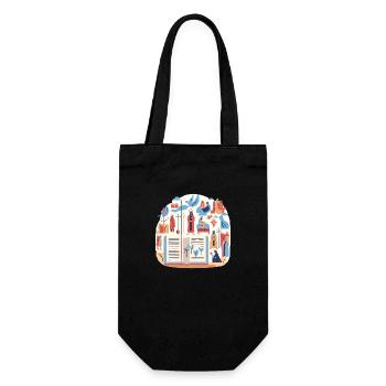 biblique 10 - Sac à bouteille - noir - Devant