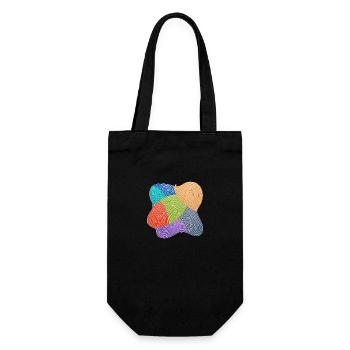 Labyrinthe 3 (fond transparent) - Sac à bouteille - noir - Devant