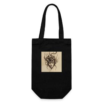 Masque ancien - Sac à bouteille - noir - Devant