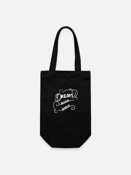 Rêver Croire Réaliser - Sac à bouteille - noir