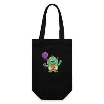 Balloon Monster - Gift Bag for Bottles - black - Front
