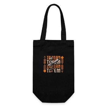 Coiffe en plumes indiennes Tot Aztec - Sac à bouteille - noir - Devant