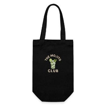 MOJITO Club - Gift Bag for Bottles - black - Front