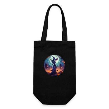 Gruseliges Halloween-partykostüm Hexe - Geschenkbeutel für Flaschen - Schwarz - Vorne