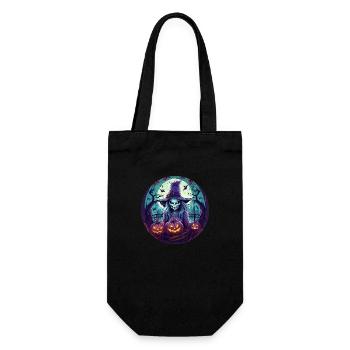 Gruseliges Halloween-partykostüm Hexe - Gift Bag for Bottles - black - Front