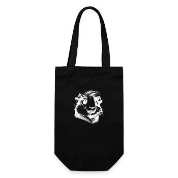 Guinea Pig Baby Portrait Sketch - Gift Bag for Bottles - black - Front