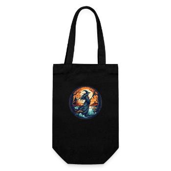 Gruseliges Halloween-partykostüm Hexe - Gift Bag for Bottles - black - Front