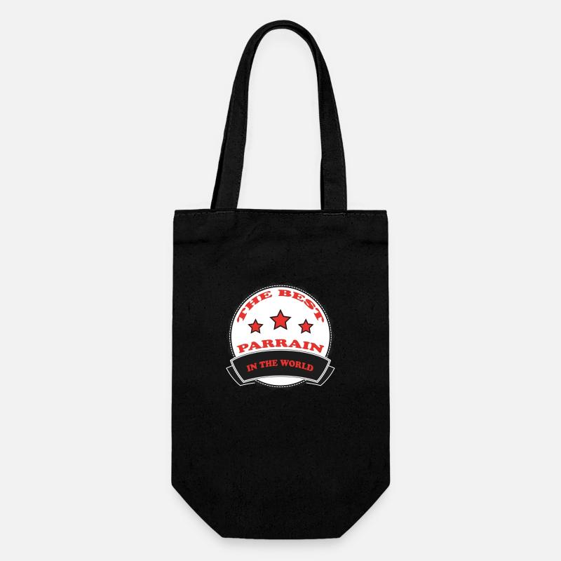 The best PARRAIN - Sac à bouteille - noir